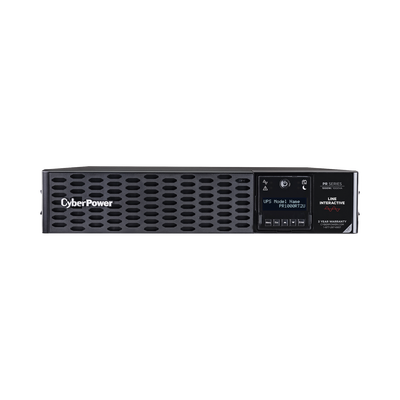 UPS de 1000 VA /1000 W, Topología Línea Interactiva, Entrada 120 Vca NEMA 5-15P, Onda Senoidal Pura, Torre o Rack 2 UR, Con 8 Tomas NEMA 5-15R