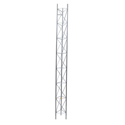 Tramo de Torre Arriostrada de 3m x 35cm, Galvanizado por Electrólisis, Hasta 45 m de Elevación. Zonas Secas.