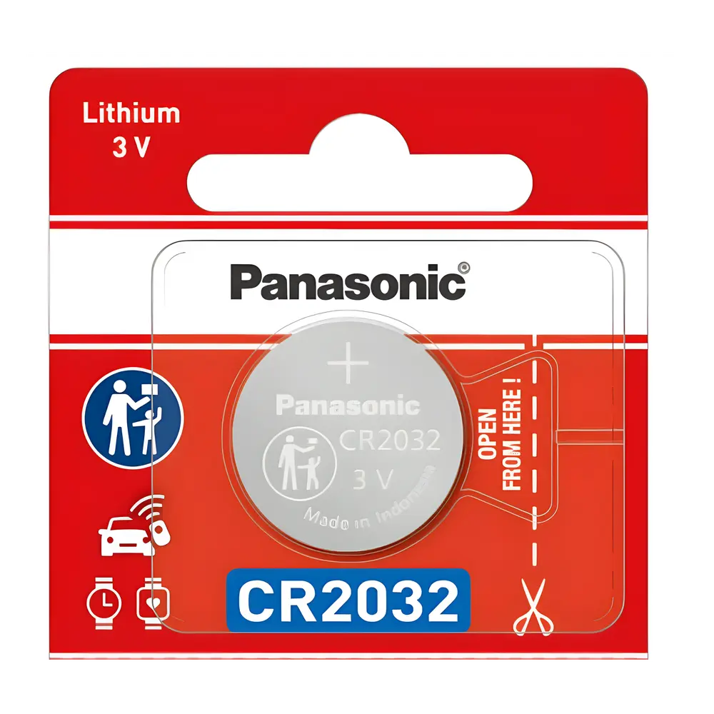 Batería de litio CR2032 de 3 V a 225 mAh (No recargable) Para DVR´s y NVR´s HIKVISION o Hilook