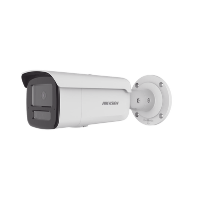 [Dual Light + 2 Micrófonos Integrados] Bala IP 6 Megapixel / Lente 4 mm / 80 mts Luz Blanca + 80 mts IR / ACUSENSE / Exterior IP67 / WDR 120 dB / PoE  / Micro SD / Metal / ACUSEARCH