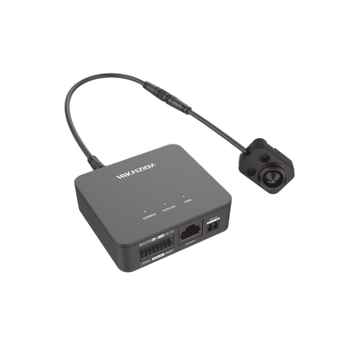 Pinhole IP 2 Megapixel / Lente 3.7 mm / 2 Mts Cable / PoE / Ideal para Cajeros Automáticos (ATM) / WDR / Micro SD / Cámara Tipo Block