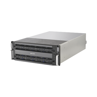 Servidor de Almacenamiento en Red /  Soporta 24 Discos Duros (No incluye Discos Duros) / RAID / Graba 600 canales IP / Doble procesador