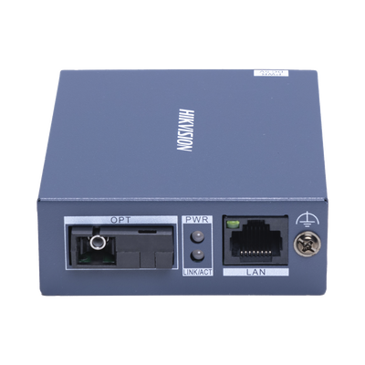 Convertidor Fibra Óptica / Receptor / Monomodo (RX) / 1 Puerto SFP (SC) 100 Mbps / 1 Puerto RJ45 10/100 Mbps / HASTA 20 KM / Plug and Play