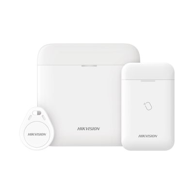  (AX PRO) KIT de Alarma AX PRO con GSM (3G/4G) para RONDINES / Incluye: 1 Hub con bateria de respaldo/ 1 Lector Tag / 1 Tag / Compatible con Hik-Connect P2P