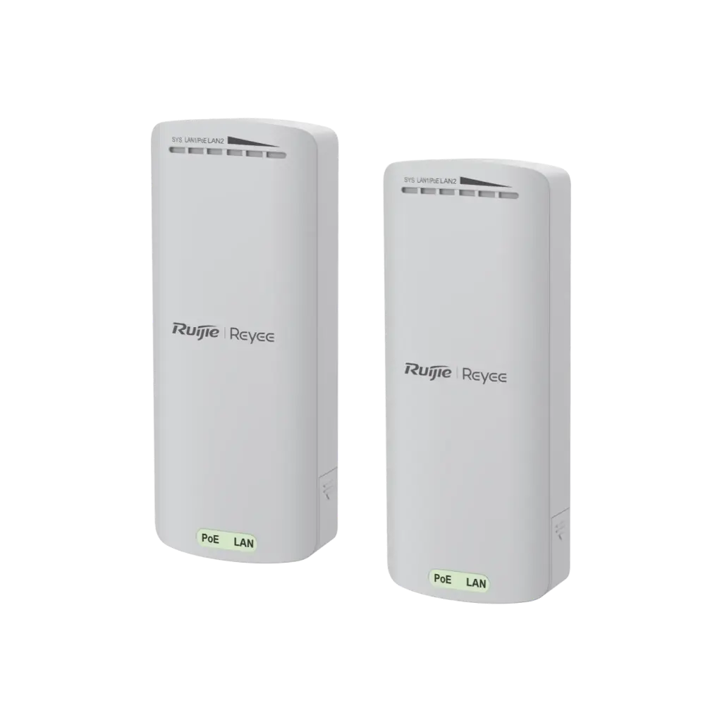 Kit Enlace Inalámbrico de 500 m Preconfigurado + Ajuste Automático de Potencia / Hasta 300 Mbps / Doble Puerto LAN