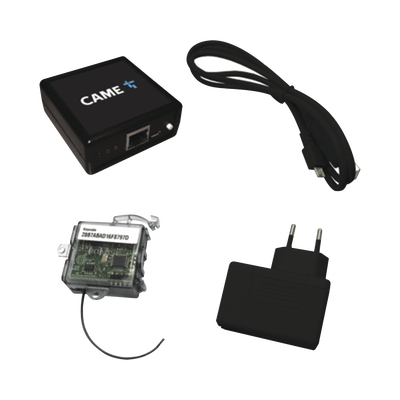 Kit CAME Connect / Para Apertura de Motores y Barreras Por Medio de APP / 3 Perfiles de Trabajo para Usuario, Propietario e Instalador 