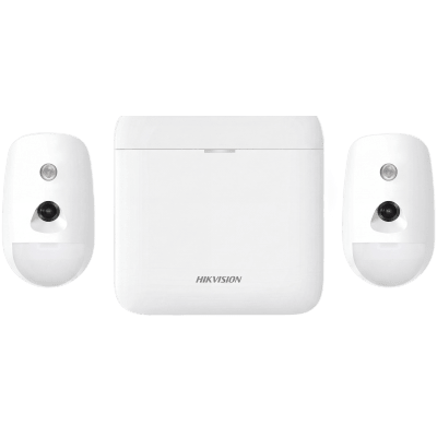 (AX PRO) KIT de Alarma AX PRO / Incluye: 1 Hub con Batería de Respaldo / 2 Detectores de Movimiento con Cámara (PIRCAM) / Compatible con Hik-Connect P2P