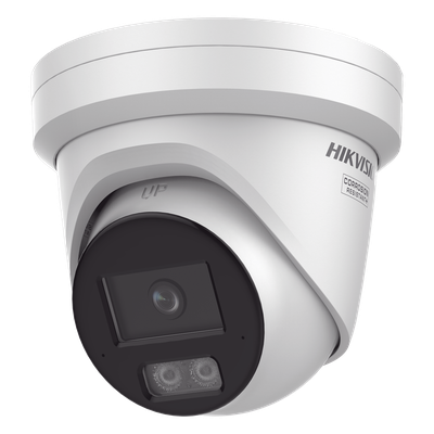 Turret IP 4 Megapixel / Lente 2.8 mm / 98 pies IR + Luz Blanca / Doble Micrófono / IP67 / WDR 130 dB / AcuSense 3.0 / NEMA 4X / AcuSeek