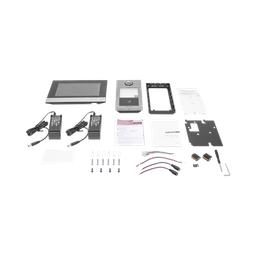 Kit de Videoportero IP PoE Estandar con llamada a App de Smartphone (Hik-Connect) / Apertura con Tarjeta MIFARE / Frente de calle IK08 & IP65 / Soporta 2 puertas