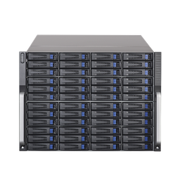 Servidor de Almacenamiento Cluster / 48 Bahías de Disco Duro / Controlador Simple / Graba 600 Canales IP / Fuente Redundante