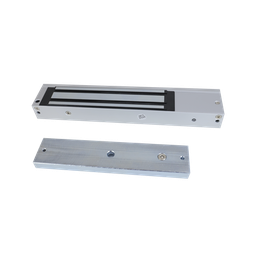 Chapa Magnética de 600 Lbs (272 Kg) / Montaje en Puerta Normal / Certificado CE /  Uso en Interior / Magnetismo Anti-residual