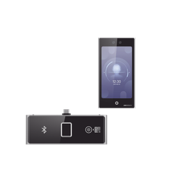 Terminal Facial Min Moe WiFi con pantalla de 7" y Lector de Huellas, Códigos QR y Bluetooth /  Exterior IP65 / 10,000 rostros y 50,000 tarjetas / Soporta módulo lector de Huella, QR y Bluetooth / HIK-IA