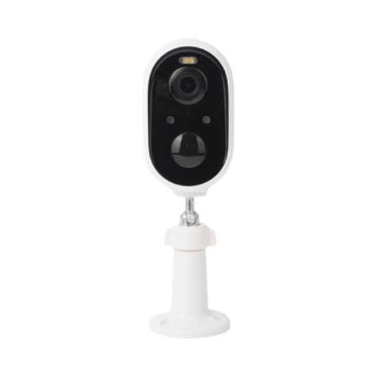Cámara IP de Batería (Gran Angular) 3 Megapixel | WiFi | Audio Bidireccional | Batería Recargable 5200 mAh | IP65 |Exterior con Protección|  Estadísticas de Energía | Detección de Humanos | Incluye Panel So