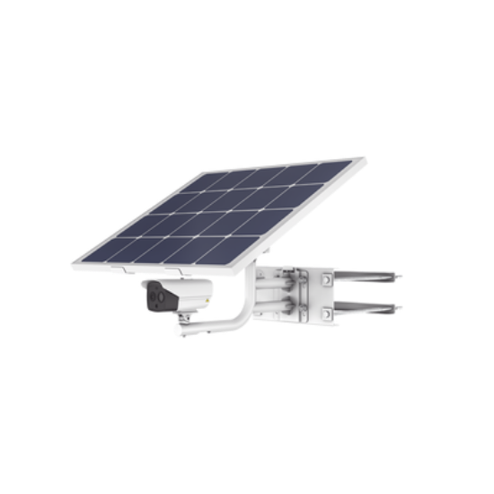Kit Solar IP All in One / Cámara Termica 256 × 192 / Lente 9.7 mm / Panel Solar / Batería de Respaldo de Litio 23.2Ah / Conexión 4G / Accesorios de Instalación