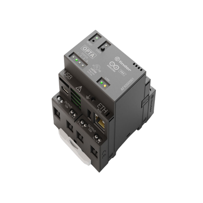 PLC Industrial Arduino Opta / Micro PLC con IoT Industrial / STM32H747XI Dual-Core / 8 Entradas Analógicas-Digitales / 4 Relés 10A / Ethernet / RS485 / WiFi-Bluetooth / IEC-61131-3 / IP20 / cULus-ENEC-FCC-CE
