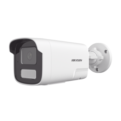 Cámara IP Bala 4 Megapixel (2560×1440) / Smart Hybrid Light IR+White Light 50 m (164 ft) / Detección Humana y Vehicular / Audio Bidireccional Integrado / WDR 120 dB / IP67 / PoE / H.265+ / Slot microSD 512 GB