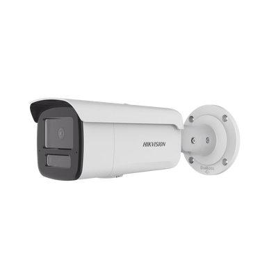 [Dual Light + 2 Micrófonos Integrados] Bala IP 6 Megapixel / Lente 4 mm / 80 mts Luz Blanca + 80 mts IR / ACUSENSE / Exterior IP67 / WDR 120 dB / PoE  / Micro SD / Metal / ACUSEEK