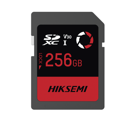 Memoria SD / 256 GB / 180 MB/s Lectura / 150 MB/s Escritura / V30 U3 / Para Drones y Cámaras de Acción / HIKSEMI CAPTURE E30