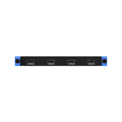Tarjeta de Salida HDMI 4 Canales / 4K por Puerto / HDMI 1.4 / Audio HDMI / 2.6 MP por Puerto / Compatible Serie C66S