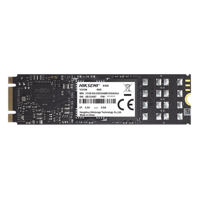 SSD M.2 / 512 GB / SATA III / Lectura 550 MB/s / Escritura 525 MB/s / Operación 24/7 / 0°C a 70°C