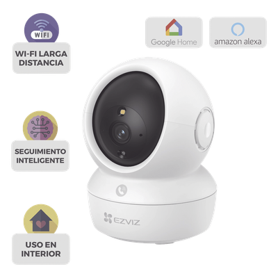 Cámara PT IP / 3 Megapixel / Wi-Fi Dual Band / Zoom Óptico 4x / IR 10 m (32.8 ft) / Audio Bidireccional / MicroSD 512GB