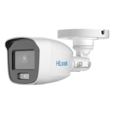 Bala TURBOHD / 2MP 1080p / Color 24/7 / Lente 2.8mm / Luz Blanca 20m (65.6 ft) / IP66 / Micrófono Integrado