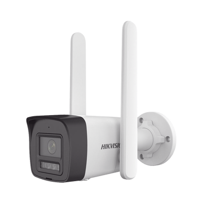 [Dual Light + 4G] Bala IP 4 Megapixel / Lente 2.8 mm / 30 mts IR + 30 mts Luz Blanca / Micrófono Integrado / ACUSENSE Lite / Exterior IP67 / H.265 / Micro SD