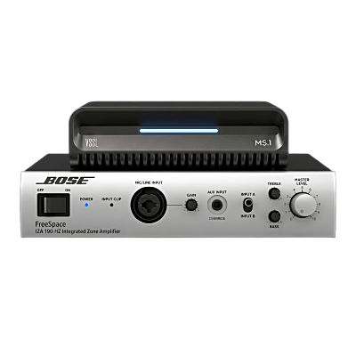 KIT Amplificador IZA190HZ y Streamer de Audio Modular MS.1 | PoE + USB-C | HDMI eARC + Óptica + RCA | Bluetooth LE Audio | WiFi | Control4-Crestron-Elan-RTI-URC-Savant-Lutron | AirPlay2-GoogleCast-SpotifyConnect