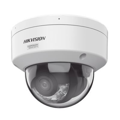 [Dual Light + ColorVu 3.0 + HikAI] Domo IP 6 Megapixel / Lente 2.8 mm / 30 mts IR + Luz Blanca / 2 Microfonos Integrados / Exterior IP67 / WDR 130 dB / ACUSENSE 3.0 / Metal / NEMA 4X / ACUSEEK