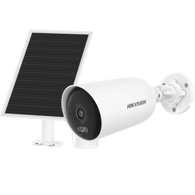 Kit Solar IP All in One / AOV / Bala IP 4 Megapixel / Lente 2.8 mm / Panel Solar + Batería de Litio 9000 mAh / 4G LTE / Audio Bidireccional / Dual Light 30 m / IP67 / Micro SD