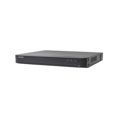 [Audio Bidireccional] DVR 32 Canales TurboHD + 8 Canales IP / 5 Megapixel Lite - 3K Lite / Acusense / Reconocimiento Facial  / Audio por Coaxitron / 2 Bahías de Disco Duro / H.265+ / Salida de Video en Full HD