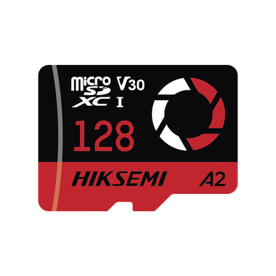 Memoria microSD / 128 GB / 180 MB/s Lectura / 150 MB/s Escritura / V30 U3 A2 / Para Drones y Cámaras de Acción / HIKSEMI CAPTURE E3