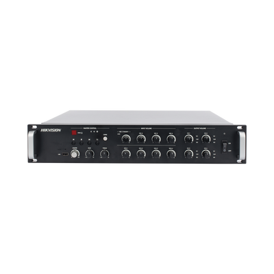 Amplificador de Red |  4 Zonas de 250W | 100V/70v | Calendarización de eventos | Biblioteca de Materiales de Audio | Entrada de Alarma |