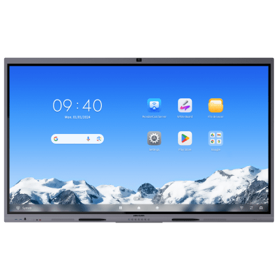 Pantalla Interactiva Touch de 75" Android 14 / Asistentes IA / Google Suite Preinstalado con Certificación EDLA / Cámara Web 8 MP / Resolución 4K / Bocinas Integradas / Entradas HDMI y VGA / Incluye 2 Lápices para Escribir