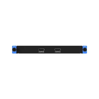 Tarjeta de Salida HDMI 4K 2 Canales / 4K60 / HDMI 2.0 / 8.84 MP por Puerto / 16 Capas Video Wall / Compatible Serie C66S