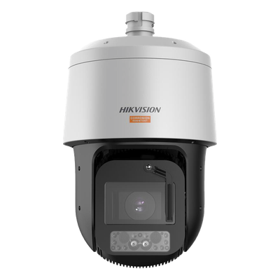 PTZ IP / 4 Megapixel / 42X Zoom / Dual Light 500 m IR / 100 m Luz Blanca / Polímero Anticorrosivo C5 / Auto-Seguimiento / DARKFIGHTER / EIS / IP67 NEMA 4X / 1640 ft IR / 328 ft Luz Blanca