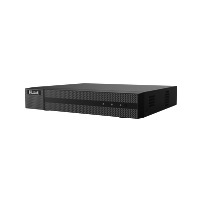 DVR 8 Canales TurboHD + 2 Canales IP / 2 Megapíxel (1080P) Lite / Acusense Lite (Evita Falsas Alarmas) / Audio por Coaxitron / 1 Bahía de Disco Duro / H.265+ / 1 Canal de Audio / Salida de Vídeo Full HD 