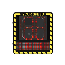 Radar de Velocidad/ Pantalla LED / Detección de Velocidad en Tiempo Real / Rango de Detección de 100 m / Hasta 32 Objetivos Detectados / IP66 / Compatible con Wi-Fi y Ethernet