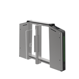 Torniquete Inteligente DERECHO con Reconocimiento Facial Incluido / 12,000,000 MCBF / 20 Pares de IR para Detección de Peatón / Controlador Incluido / Acero Inoxidable SUS304 / Carril de 65 cms