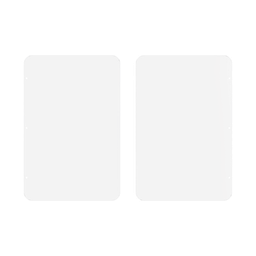 Kit de Repuesto (2 Piezas) de Aletas de Acrílico para Formar Carriles de 110 cms en Torniquetes Series DS-K3B631TX 