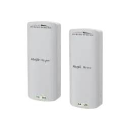 Kit Enlace Inalámbrico de 500 m Preconfigurado + Ajuste Automático de Potencia / Hasta 300 Mbps / Doble Puerto LAN